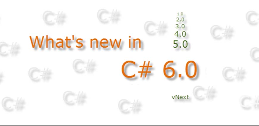 WebCast: C# 6.0 Yenilikleri